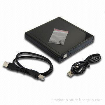 DVD Rewritable Drive, Comes in Black and White, Supports USB2.0